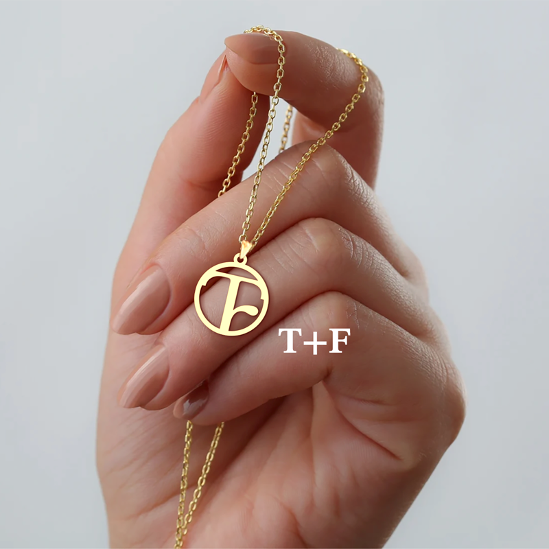 Bespoke Interwined Initials Necklace