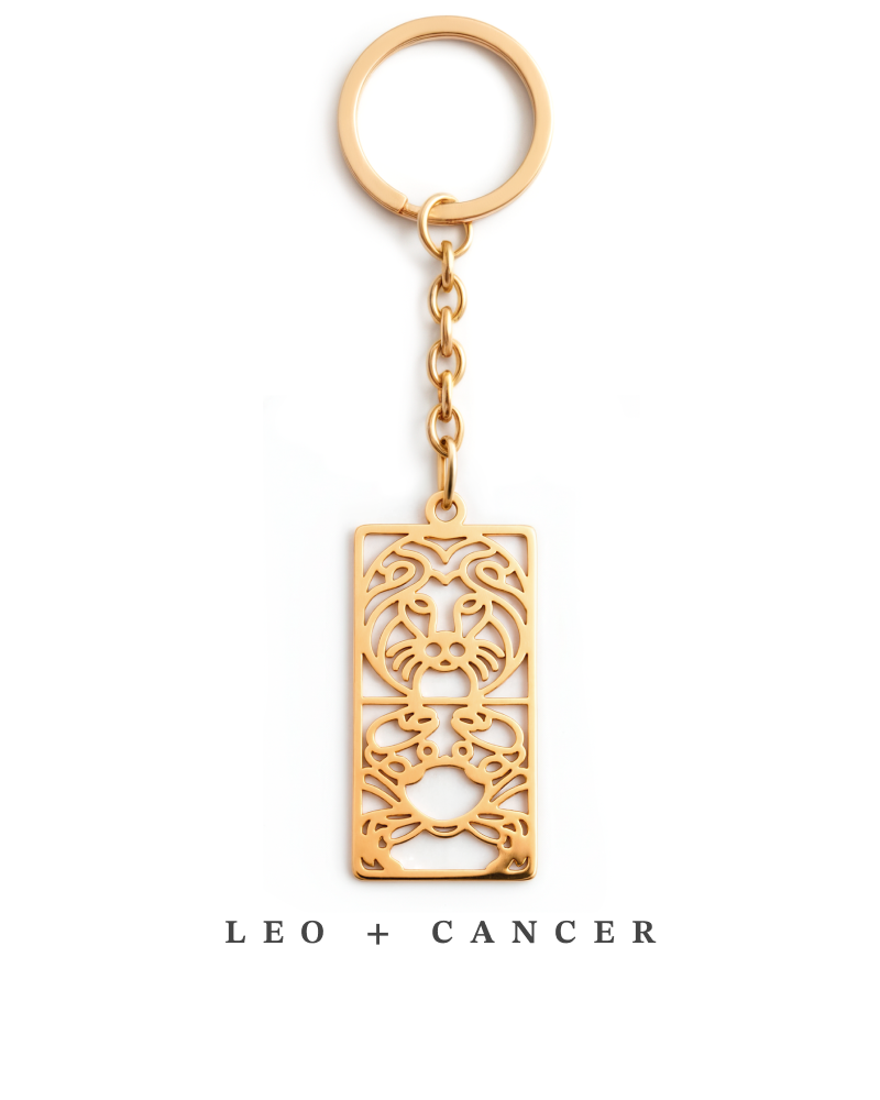 Bespoke Double Zodiac Keychain