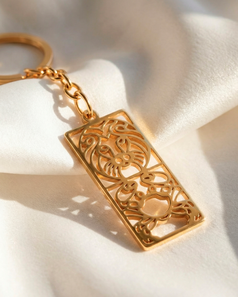 Bespoke Double Zodiac Keychain