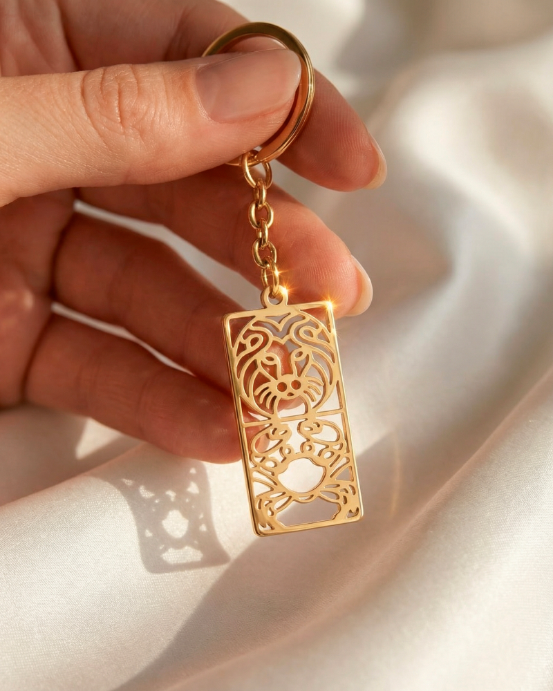 Bespoke Double Zodiac Keychain