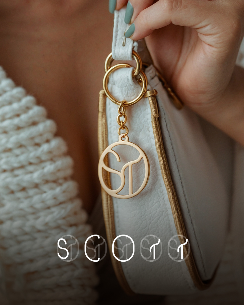 Bespoke Monogram Keychain