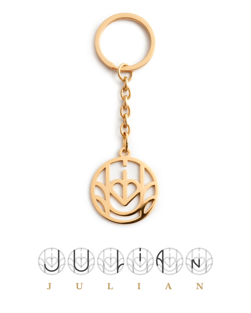 Monogram Bag Charm