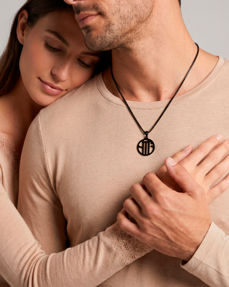 For Him | Family Initials Monogram Necklace