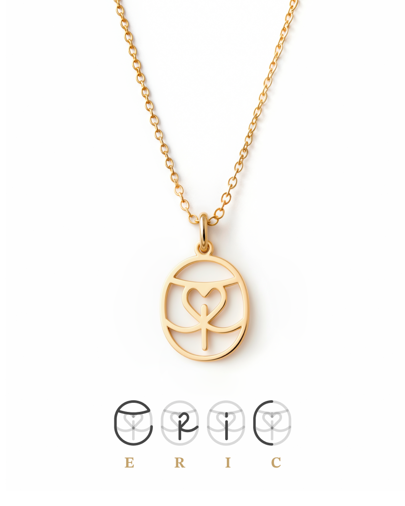 Bespoke Monogram Necklace With His Name