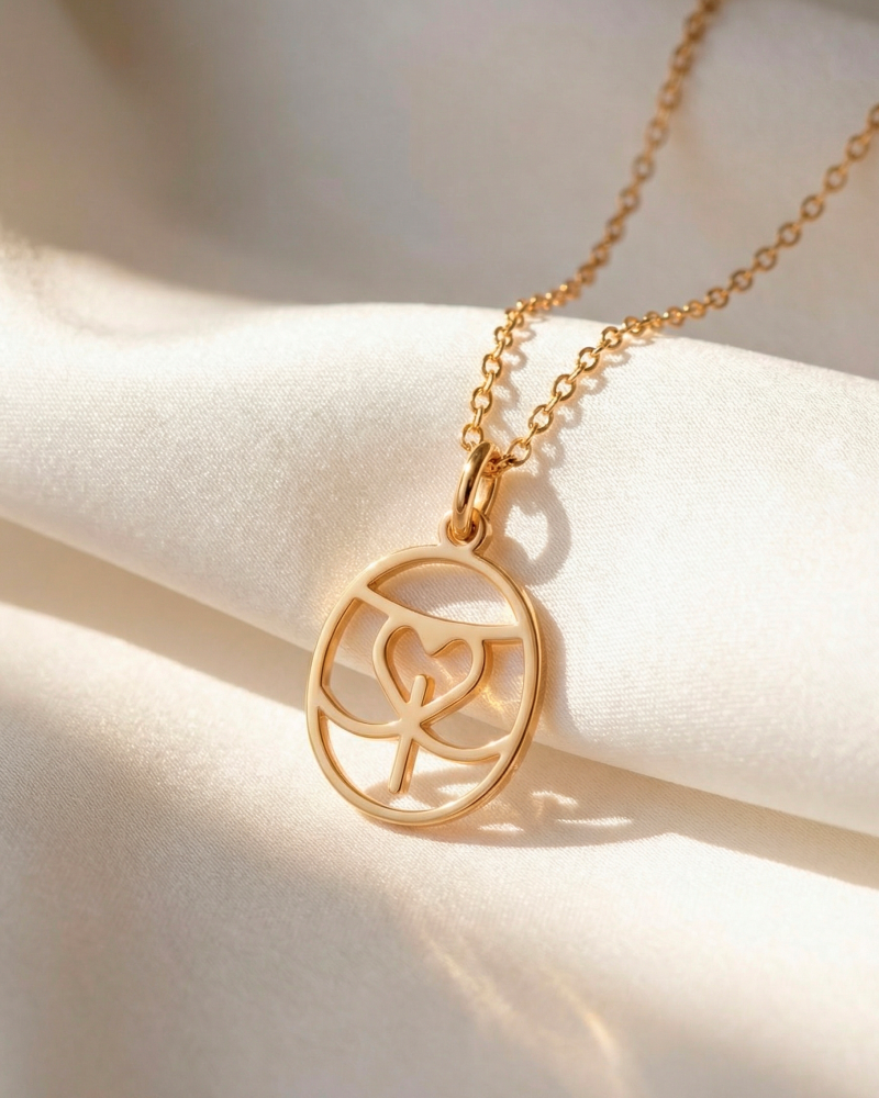 Bespoke Monogram Necklace With His Name