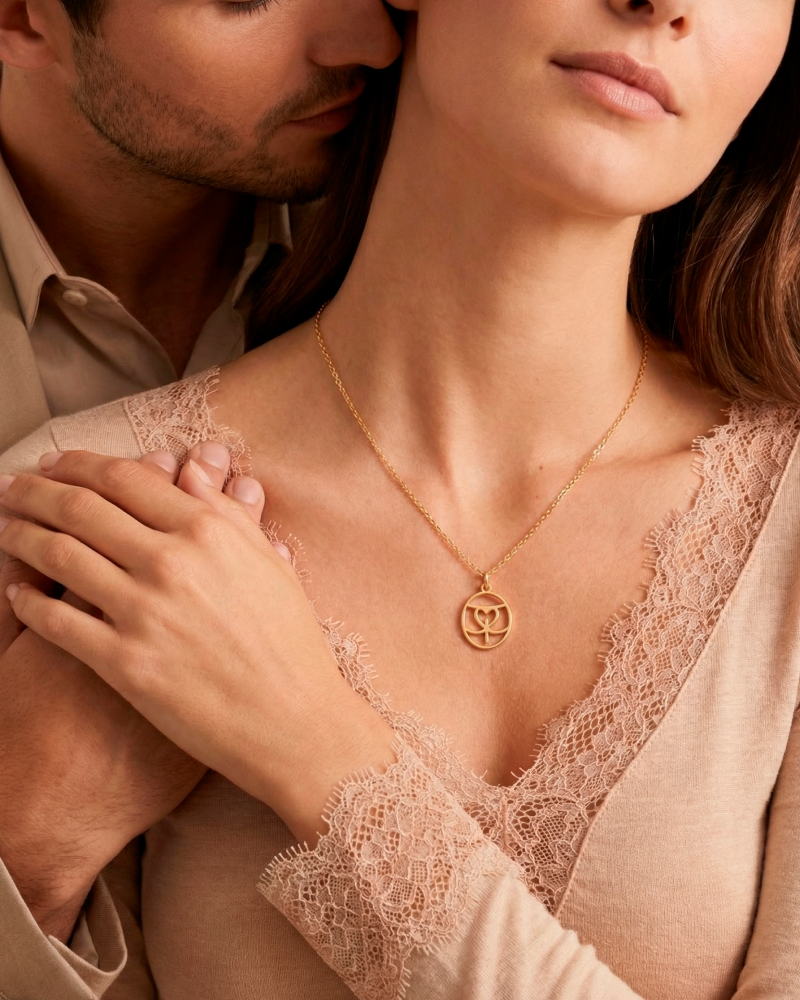 Bespoke Monogram Necklace With His Name