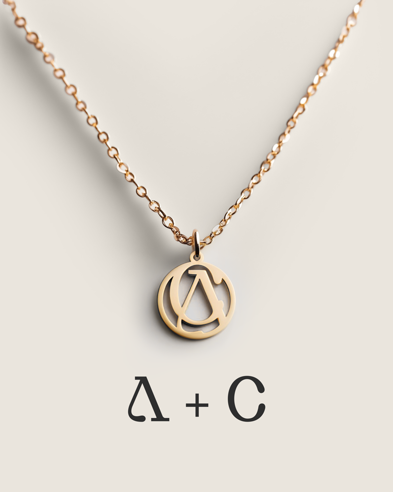 Bespoke Interwined Initials Necklace