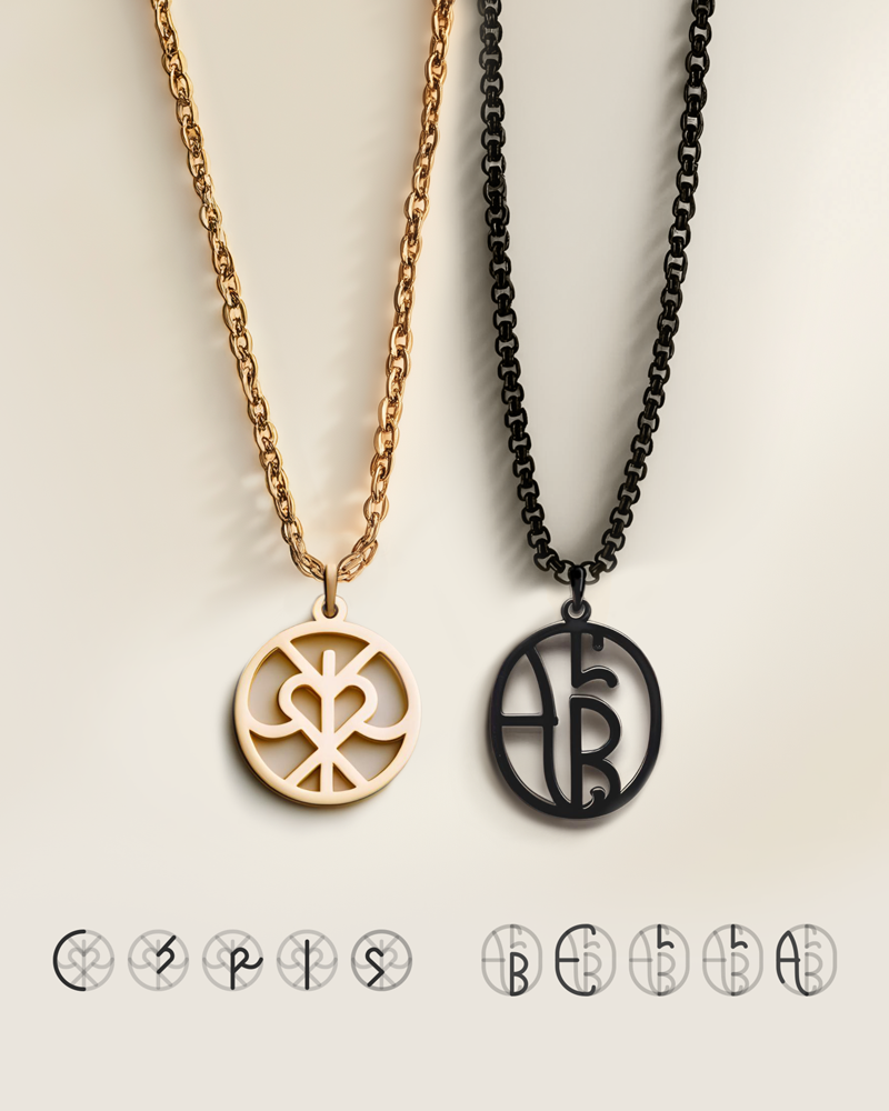 Custom Designed Necklace Twin Pack