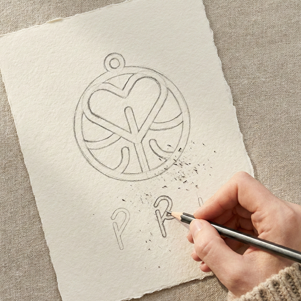 Your designer hand-draws your monogram