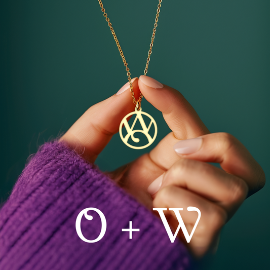 Bespoke Interwined Initials Necklace