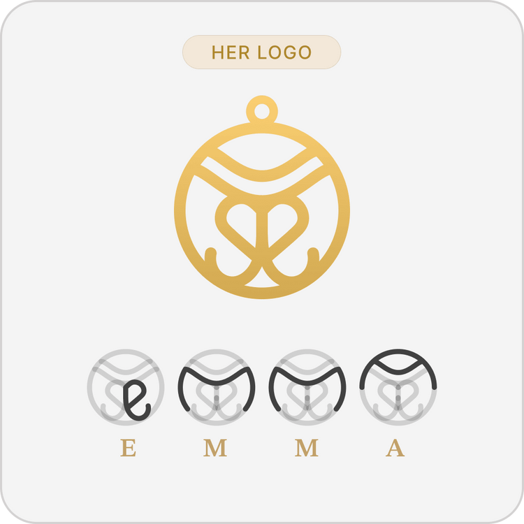 Recent ontworpen monogram