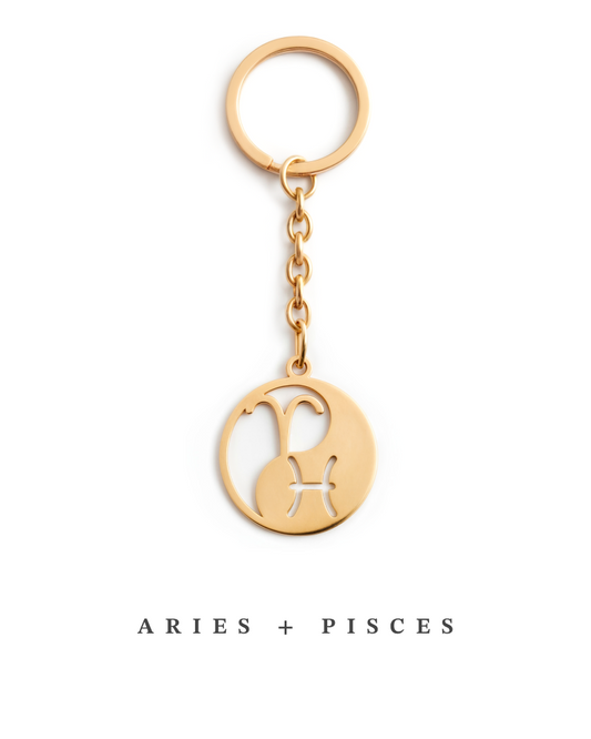 Double Zodiac Keychain | Custom Yin & Yang
