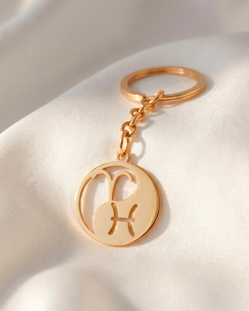 Double Zodiac Keychain | Custom Yin & Yang