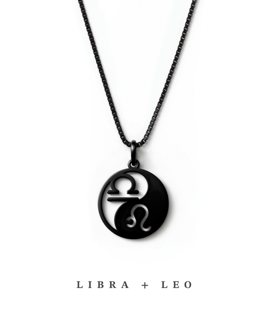 For Him | Double Zodiac Necklace | Custom Yin & Yang
