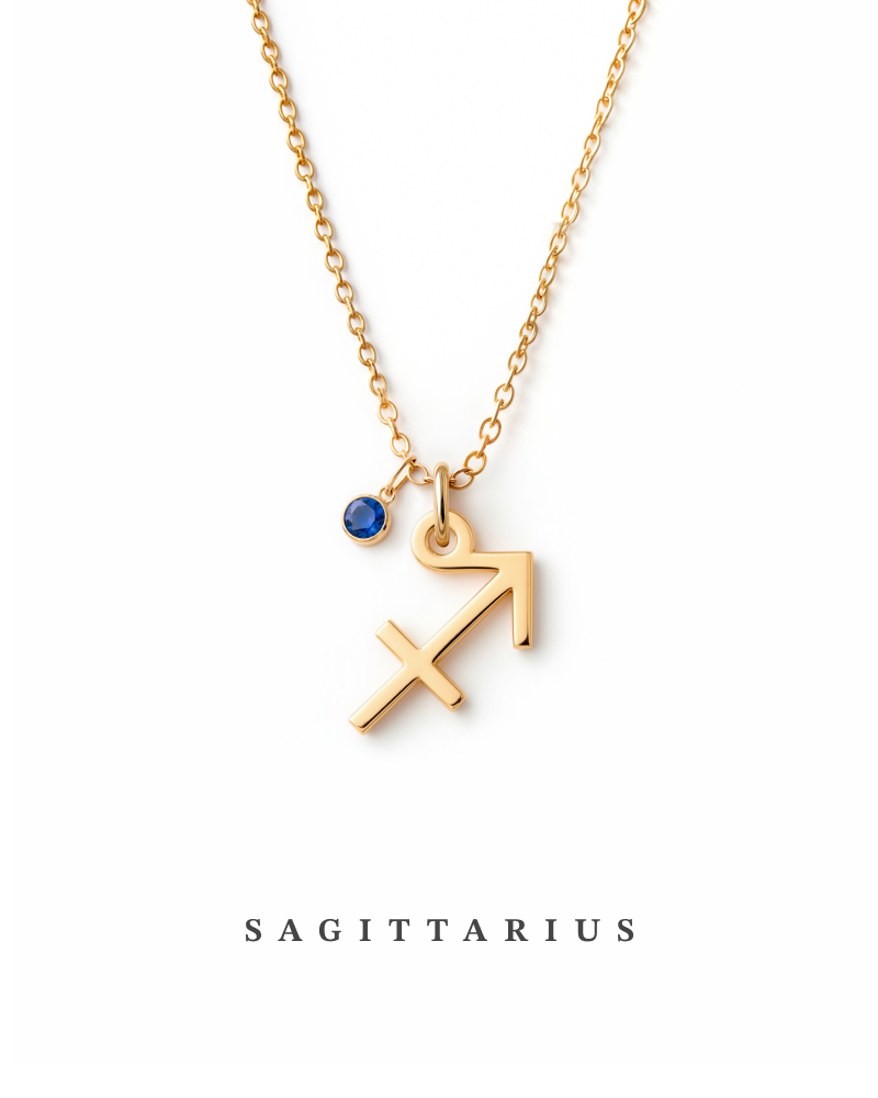 Zodiac & Birthstone Necklace