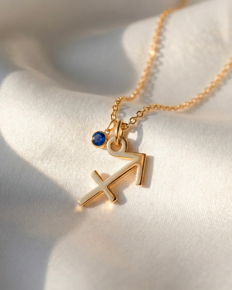 Zodiac & Birthstone Necklace