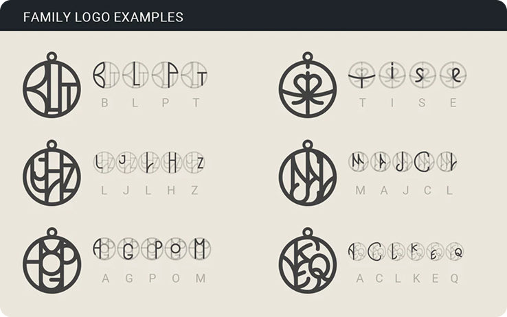 Family logo examples